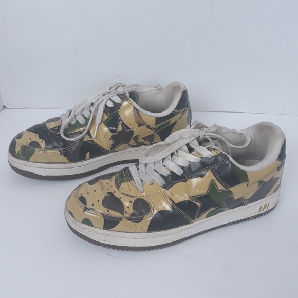Bape Shoes Authentic Bape Camouflage Sneakers Poshmark